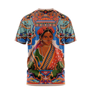 T-shirt personnalisé pour homme imprimé par sublimation, séchage rapide, respirant, en tissu polyester, décontracté, pour le sport, avec un design graphique moderne - Product Image 1