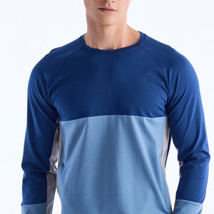เสื้อสเวตเชิ้ตคอกลมสีเบอร์กันดีสำหรับผู้ชาย ทรงปกติ สีพื้น ผ้าถักลำลอง 100% ผ้าฝ้าย เหมาะสำหรับใส่ในฤดูใบไม้ร่วง - Product Image 3