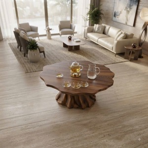 High-quality Handmade Modern Wooden Tea <b>Table</b> for Zen Room Creative <b>Coffee</b> <b>Table</b> for Living Room Natural Wooden <b>Coffee</b> <b>Table</b> - Product Image 2