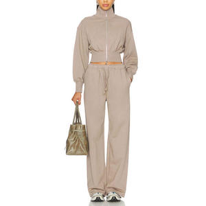 Nesta Sports 2026 – Pantalon de jogging en molleton français pour femme, 100 % coton, extensible dans quatre directions, coupe ample, respirant, uni, idéal pour l'hiver - Product Image 5