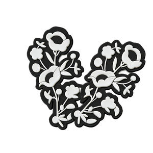 Etiqueta de Goma de PVC Convexa 3D con Diseño de Moda Personalizado, Parche Redondo de Silicona para Sombreros, Ropa y Bolsos, Fabricante Mayorista OEM ODM - Product Image 1