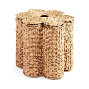 Panier en jacinthe d'eau pour enfants, fabrication artisanale, organisateur naturel tressé, fourni par l'usine, fabricant OEM - Product Image 1
