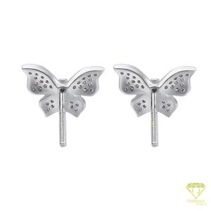 Luxury <b>Moissanite</b> Diamond <b>Earrings</b> 925 Sterling Silver Stud <b>Earrings</b> for Women Elegant Sparkling Gift - Product Image 4
