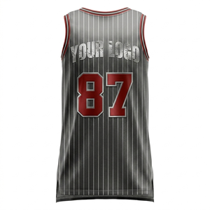 Maillot de basket personnalisé pour femmes, uniforme d'équipe personnalisé, maillot de sport sans manches, polyester respirant, vêtements pour adultes en mesh - Product Image 2