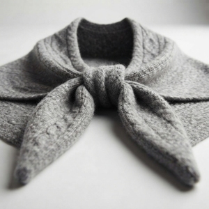 Factory Price Luxury Cashmere Blend Knitted Shawl Wrap <b>Ladies</b> Oversized Warm Winter <b>Cape</b> Scarf Wholesale Custom Logo OEM Knitted - Product Image 4