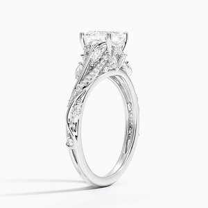 BOJ <b>Ring</b> 022 Asscher Cut 925 <b>Silver</b> Begonia Vine Moissanite Diamond <b>Ring</b> GRA Certified 2ct D Wedding Anniversary <b>Ring</b> Low Price - Product Image 2