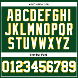 Camiseta de Fútbol Americano Personalizada para Hombre, Color Verde, Manga Corta, Impresión Sublimada, Malla Transpirable, Uniforme de Equipo, Número 00 Personalizado - Product Image 4