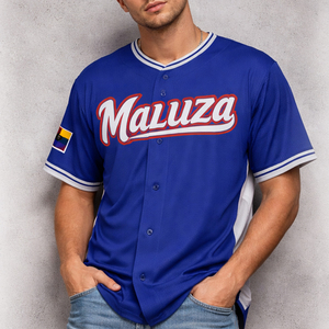 Camiseta de Béisbol MALUZA Personalizada, Uniforme Deportivo Unisex Corto, Impreso, Transpirable, de Secado Rápido, Sublimado, para Equipos, Venta al Por Mayor OEM - Product Image 6