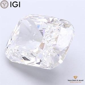 เพชร CVD คุณภาพสูงทรงคุชชั่น 4.00 กะรัต สี E ความสะอาด VVS2 พร้อมใบรับรอง IGI สำหรับแหวนหมั้นสุดหรู - Product Image 5
