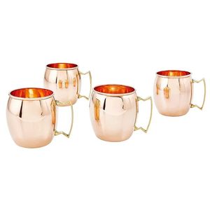 Hammered copper mug set orchard sanctuary drink <b>cups</b> <b>reusable</b> premium beverage serving mugs durable finish - Product Image 3