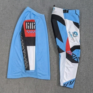 ชุดแข่งรถมอเตอร์ไซค์ GURUNA Z INDUSTRY แขนยาว สีแดงดำ พิมพ์ลายแบบ Sublimation แห้งเร็ว สำหรับผู้ชาย ใช้ได้ทุกฤดู อุปกรณ์มอเตอร์ครอส - Product Image 4
