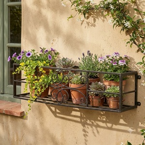 Vintage Wrought Iron Bicycle <b>Plant</b> Stand 3 Tier Metal Flower <b>Pot</b> Holder Indoor Outdoor Decorative Garden Planter Rack - Product Image 3