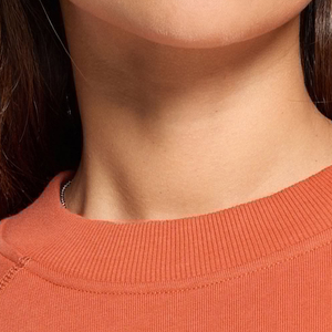 Sudadera Casual para Mujer, 100% Algodón Ecológico, Personalizable con Logotipo Frontal, Forro Polar Suave, Color Naranja, Hecha en Pakistán - Product Image 6