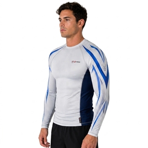 Maillots de protection unisexe pour hommes et garçons adultes, Rashguard MMA, Rashguard léger pour le cyclisme, Maillot de bain à manches longues pour hommes - Product Image 4