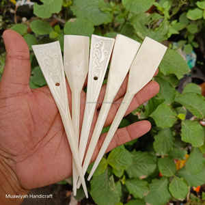 Top Quality Buffalo Bone <b>Needle</b> with carved Sewing Weaving <b>Needle</b> Household Accessories <b>Needle</b> Polished at cheapest price - Product Image 1