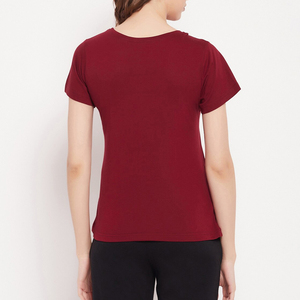 Nueva Camiseta de Algodón para Mujer, Moda de Verano, Informal, Lisa, Transpirable, en Oferta, para Gimnasio, Talla Adulto, Venta al por Mayor - Product Image 4