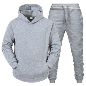 Unisex <b>Yellow</b> Hooded <b>Tracksuit</b> Full Sleeve Solid Color Casual Wear Autumn Breathable Regular Fit Adults 100% Cotton - Product Image 6