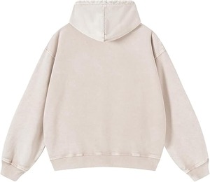 Sudaderas con Efecto Ácido para Hombre y Mujer, 100% Algodón, Gruesas, de Felpa Francesa, Estilo Urbano, con Estampado Puff - Product Image 5