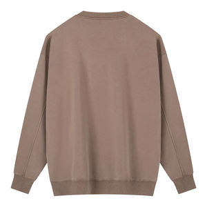 Suéter Unisex con Logotipo Personalizado, Jersey de Punto con Cuello Redondo, Tejido de Algodón y Felpa, Estilo Urbano Vintage - Product Image 2