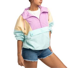 Chaqueta cortavientos para exteriores para mujer, ligera, impermeable, con logotipo personalizado, nuevo estilo a la moda, al por mayor - Product Image 5