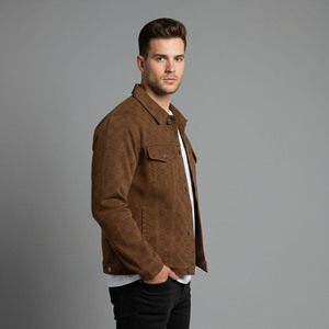 Wholesale Long <b>Denim</b> <b>Jacket</b> for Men's Winter wear new Style <b>Custom</b> logo Street Wear High Quality 100% Cotton man <b>denim</b> <b>jacket</b> - Product Image 3