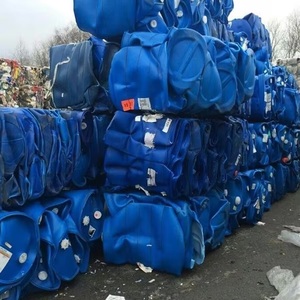 Granulés de plastique HDPE recyclé / Déchets de fûts bleus HDPE / Poudre de polyéthylène de qualité alimentaire en gros - Product Image 3