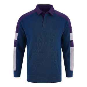 Custom Rugby <b>Shirt</b> <b>Men's</b> Sewn <b>Stripe</b> <b>Long</b> <b>Sleeve</b> Rugby Sports Style Rugby <b>Shirt</b> for <b>Men</b> - Product Image 4