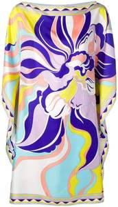 ชุดว่ายน้ำชายหาดผู้หญิง ผ้าโพลีซิลค์พิมพ์ลายดิจิทัล คอวี แขนกุด ทรงหลวม สวมใส่สบาย แห้งเร็ว ป้องกันแบคทีเรีย - Product Image 5