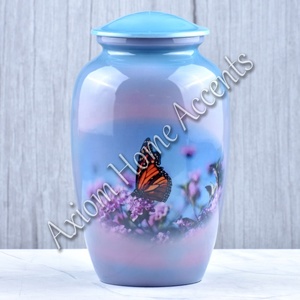 Modern Aluminum Cremation Urn With Unique Craftsmanship Elegant <b>Memorial</b> <b>Keepsake</b> by Axiom Home Accents - Product Image 5