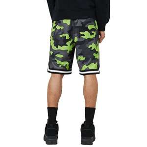 WANG SPORTS OEM - Conjunto de camiseta y pantalón corto de baloncesto para hombre, estilo urbano, moderno, con logo frontal, de secado rápido y transpirable, tejido de estambre. - Product Image 6