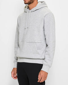 Sweat à capuche pour homme personnalisé avec logo brodé, mélange de coton et de polyester de qualité supérieure, impression personnalisée, polaire épais, épaules tombantes pour l'hiver - Product Image 4