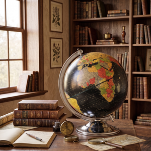 Globo Terráqueo Decorativo de Estilo Antiguo con Mapa Estelar, Esfera Celestial Hecha a Mano, Regalo Corporativo de Lujo y Adorno para Estudio o Biblioteca - Product Image 5