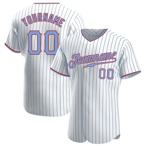 Vente en gros de maillots de baseball authentiques OMMIZ INDUSTRY personnalisés bleu marine-gris, best-sellers - Product Image 2