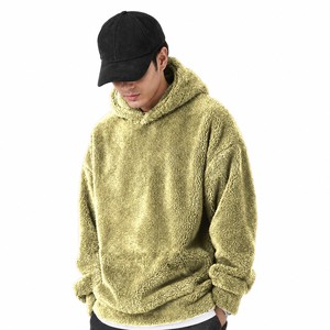 Sweat à capuche personnalisé en polaire polyester 300 GSM, doux et chaud pour l'hiver, idéal pour les marques en marque blanche - Product Image 4