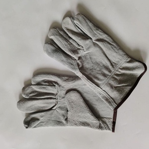 ถุงมือขับรถหนังวัวแท้คุณภาพสูง ถุงมือป้องกันอุบัตภัยทางอุตสาหกรรม ป้องกันการเสียดสี สวมใส่สบาย - Product Image 3