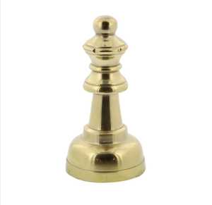 Aluminum Handmade Durable Eco-Friendly Chess <b>Figures</b> Set 3-Inch King Queen Knight-Modern Design for Home Tabletop Decoration - Product Image 3