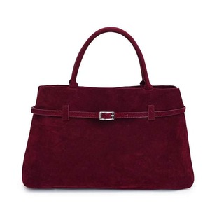 Sac à main grande capacité pour femme, design décoratif à boucle, en faux daim, sac fourre-tout décontracté, sacs élégants 2025 pour femme, sacs à bandoulière, nouveauté - Product Image 4
