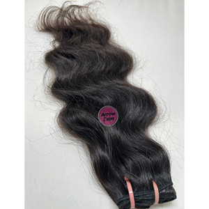 Cabello Humano Indio Natural Ondulado, Doble Trama a Máquina, Cabello Virgen Remy sin Procesar, Resistente a la Caída, Suave y Brillante, Listo para Permanente, 100g - Product Image 5