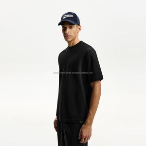 Camiseta extragrande para hombre con logotipo 3D personalizado 260gsm Peso pesado 100% Algodón Impresión digital Longitud larga - Product Image 1