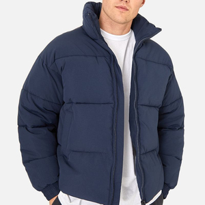 Chaqueta Acolchada Reforzada con Doble Costura para Hombre, Ropa de Trabajo Resistente, Forro Aislante Suave, Prenda Exterior Larga, Uniforme - Product Image 2