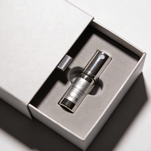 Caja de Embalaje Rígida de Cartón Gris Personalizable de Lujo para Productos de Cuidado de la Piel y Belleza Médica, Incluye para Ampollas y Suero - Product Image 3