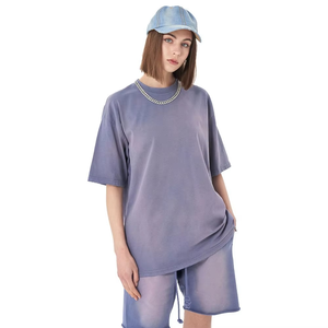 เสื้อยืดโอเวอร์ไซส์สไตล์วินเทจสำหรับผู้หญิง ปี 2026 ลุคสบายๆ สตรีทแวร์ ทรงหลวม เหมาะสำหรับออกกำลังกาย แขนสั้น ผ้าฝ้าย - Product Image 5