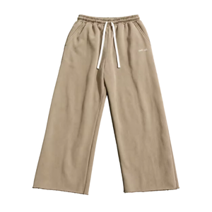 Pantalones Deportivos Personalizados con Logotipo para Hombre, Cintura Elástica con Cordón, Pierna Ancha, Estampado de Letras, Corte Holgado - Product Image 3