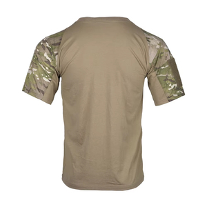 เสื้อยืดผู้ชายผ้าฝ้าย 100% แบบยุทธวิธี พร้อมโลโก้ กันยับ สำหรับเดินป่า ล่าสัตว์ ฝึกซ้อม ดีไซน์ถักแบบลำลอง - Product Image 4