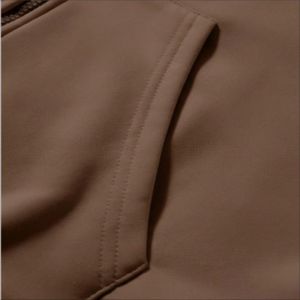 Sweat-shirt à capuche pour homme en coton brodé de haute qualité, style streetwear automne, coupe ample et épaisse, écologique, OEM - Product Image 3