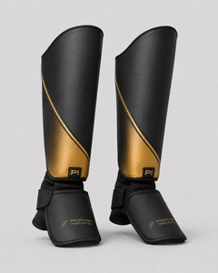 Espinilleras Personalizadas para Fútbol, Protección de Piernas de Cuero PU, Protección Integral, Diseño Ligero, Elasticidad Ajustable - Product Image 3
