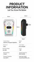 Répulsif à ultrasons pour souris, moustiques et animaux, modèle veilleuse écologique, compatible US/UE, avec 3 couleurs de lumière