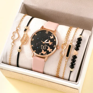 9831 Juego de 5 Relojes de Pulsera y Relojes de Moda para Mujer, Regalo para Mujer - Product Image 1
