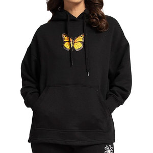 Heavyweight Cotton Hoodie Custom Printed Fashion Sweatshirt Factory Women's Blank Hoodie Premium Cotton Ready for Custom - Product Image 2