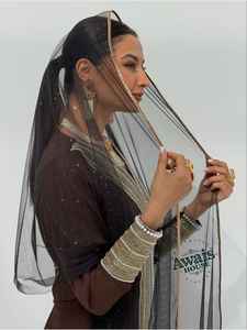 AWAIS HOUSE 2025 – Kaftan de luxe pour femme, brodé et perlé, avec soutien-gorge intégré, en velours violet doux, simple, élégant, modeste, longueur ras du sol - Product Image 4